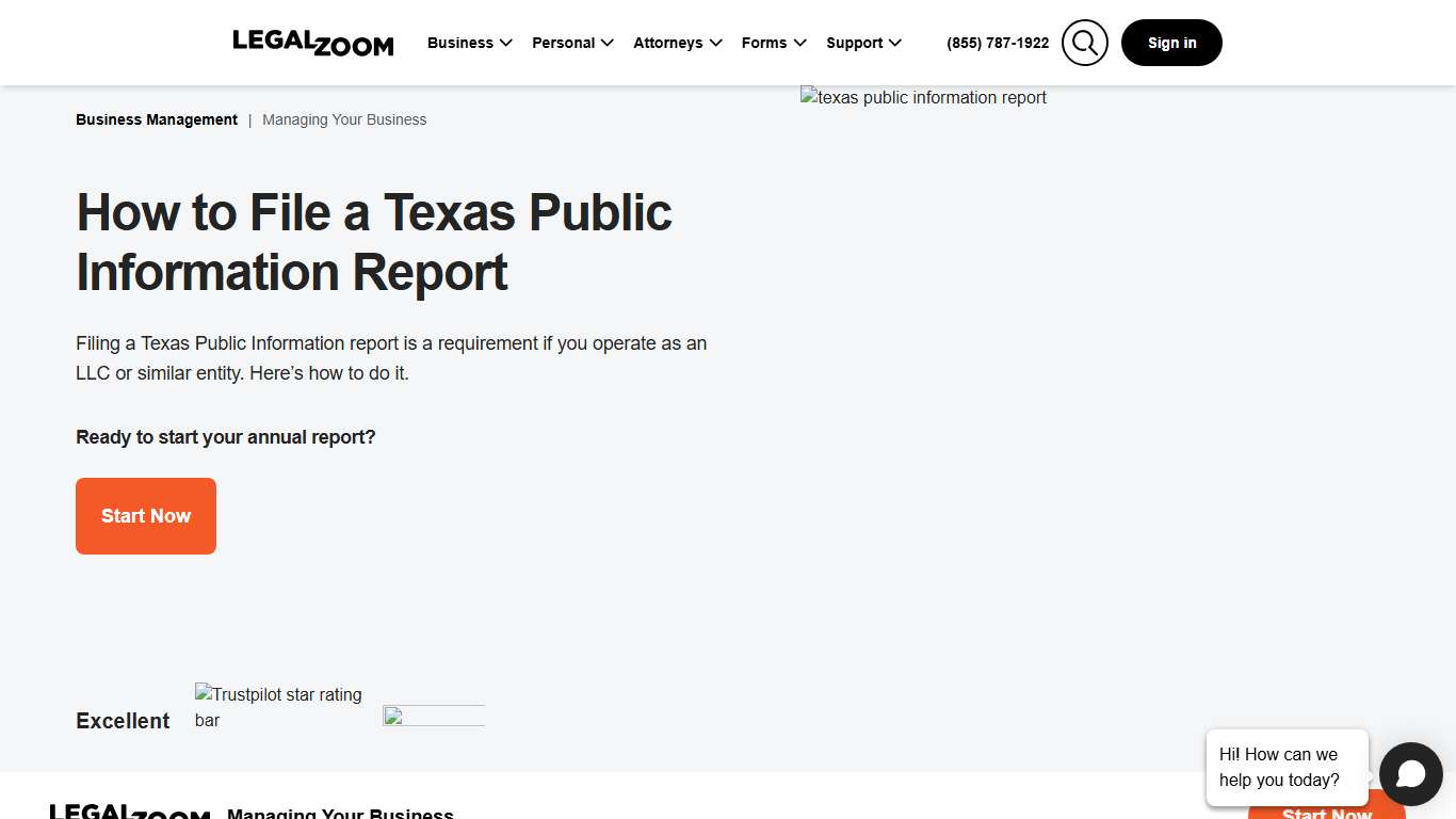 How to File a Texas Public Information Report
